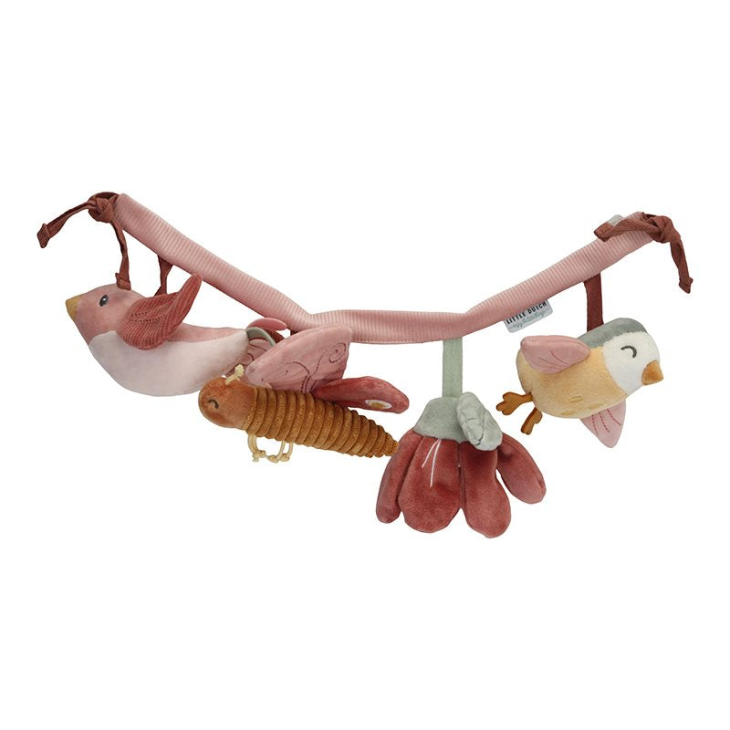 Stroller toy chain flowers & butterflies Little Dutch Toys Little Dutch