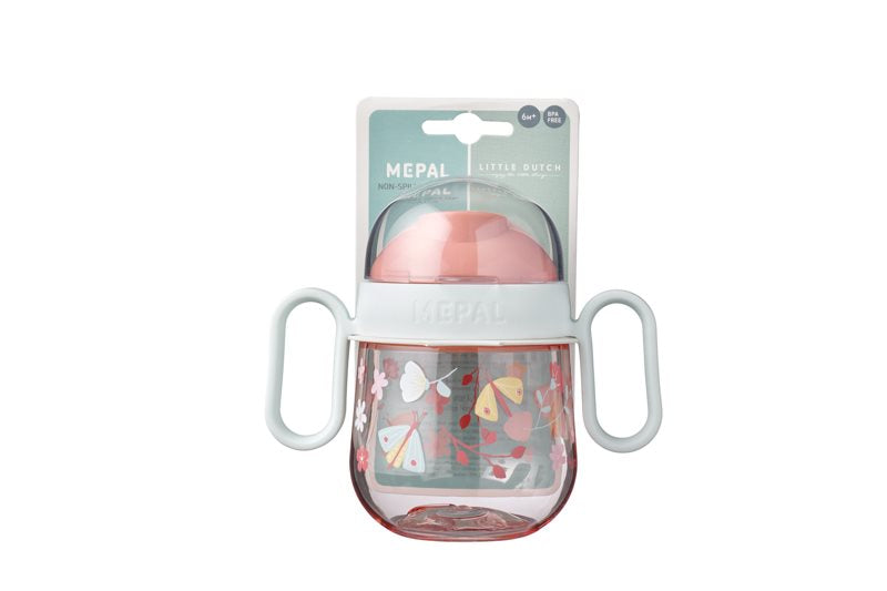 Copo anti-pingos Mio 200 ml flowers and butterflies Melancia for babies & kids