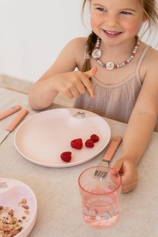 Prato de criança flowers and butterflies Dinnerware Little Dutch