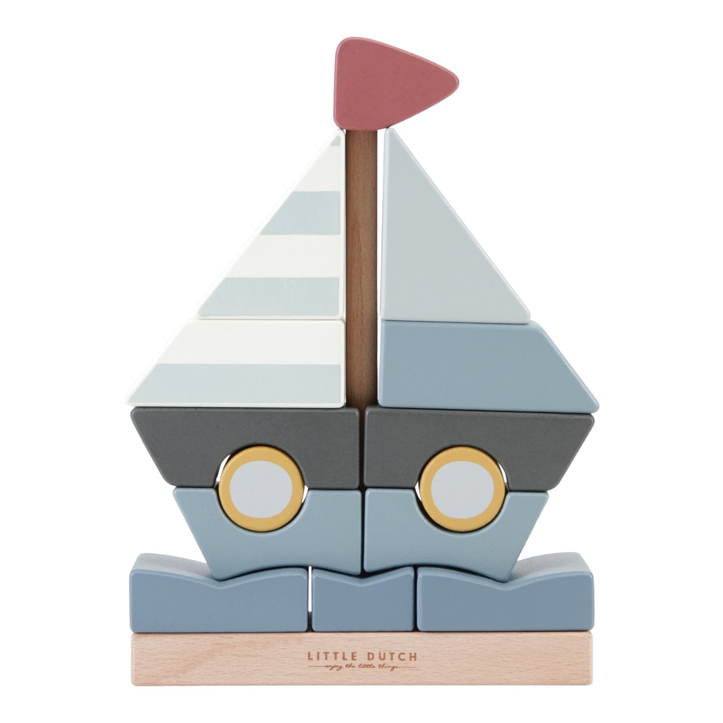 Barco de empilhar sailors bay Toys Little Dutch