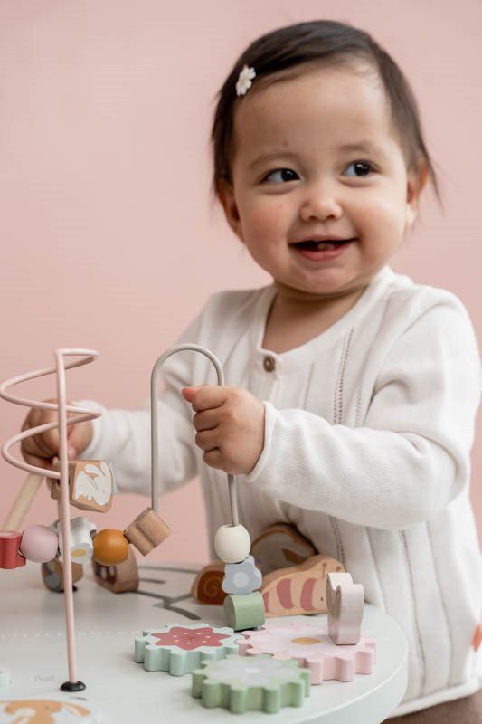 Mesa de atividades flowers & butterflies Toys Little Dutch