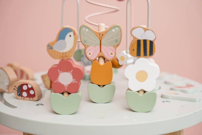 Mesa de atividades flowers & butterflies Toys Little Dutch
