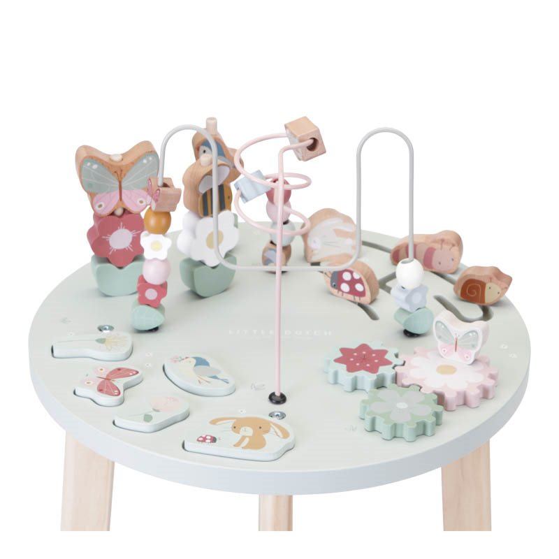 Mesa de atividades flowers & butterflies Toys Little Dutch