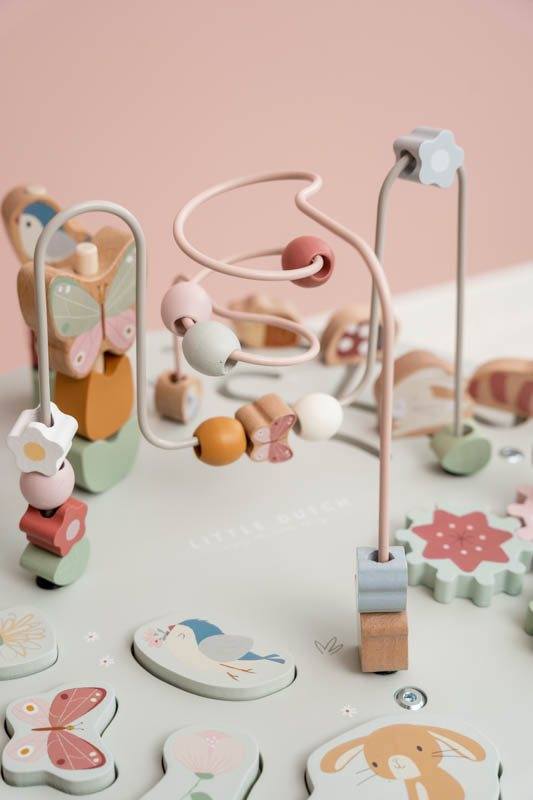 Mesa de atividades flowers & butterflies Toys Little Dutch