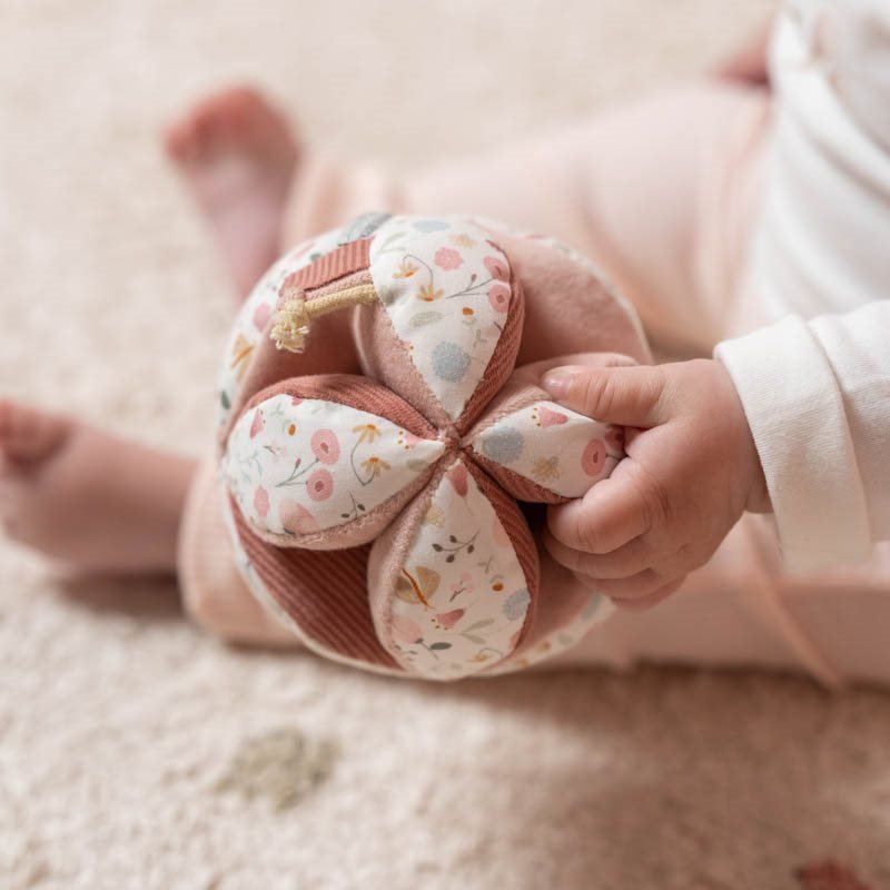 Bola de atividades flowers & butterflies Toys Little Dutch