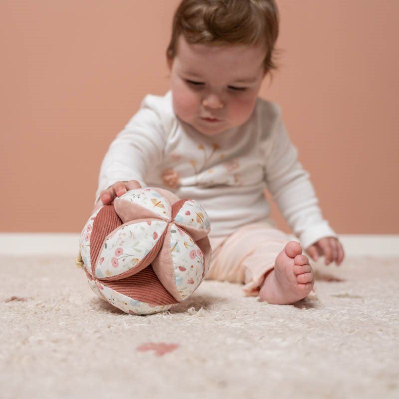 Bola de atividades flowers & butterflies Toys Little Dutch