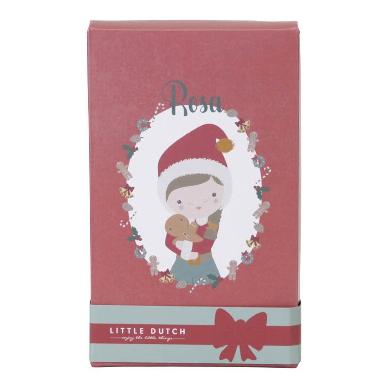 Bonequinha Rosa - elfo de Natal doll Little Dutch