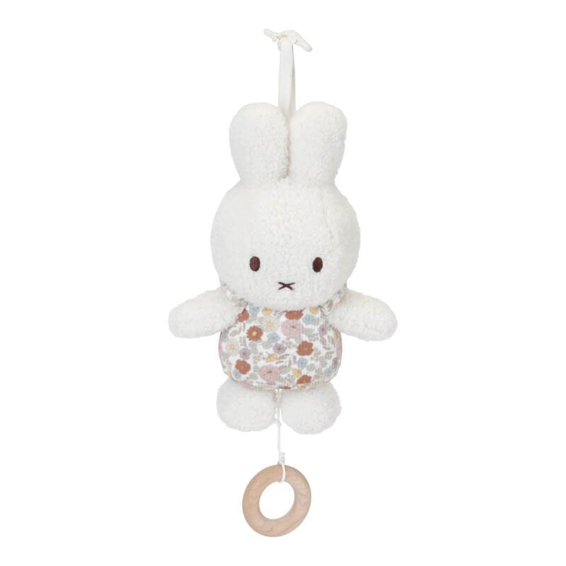 Caixa de música Miffy vintage little flowers Toys Little Dutch