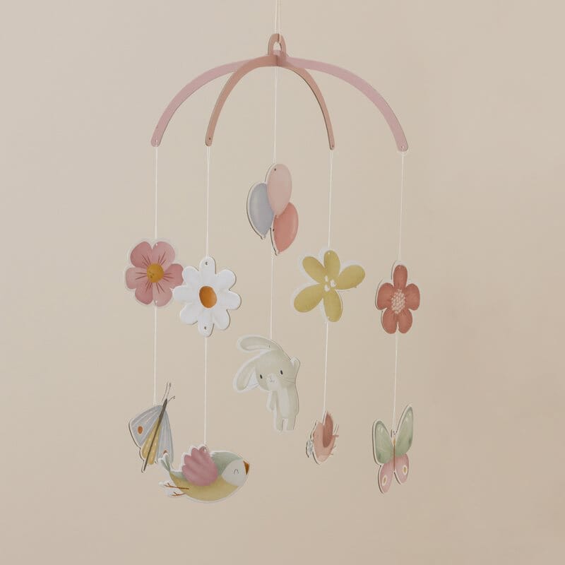 Mobile deco flowers & butterflies mobile Little Dutch