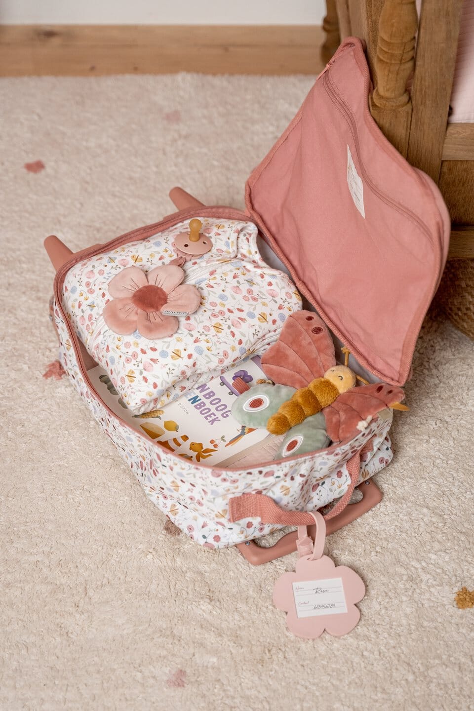 Mala de viagem criança flowers & butterflies Viagem Little Dutch