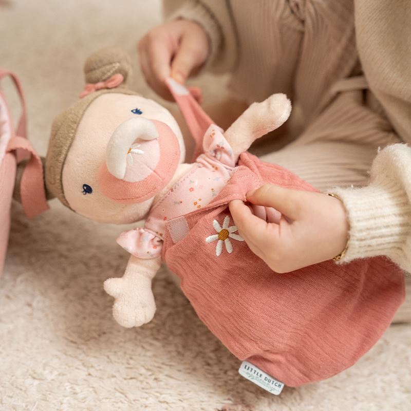 Bebé Rosa na alcofa Toys Little Dutch
