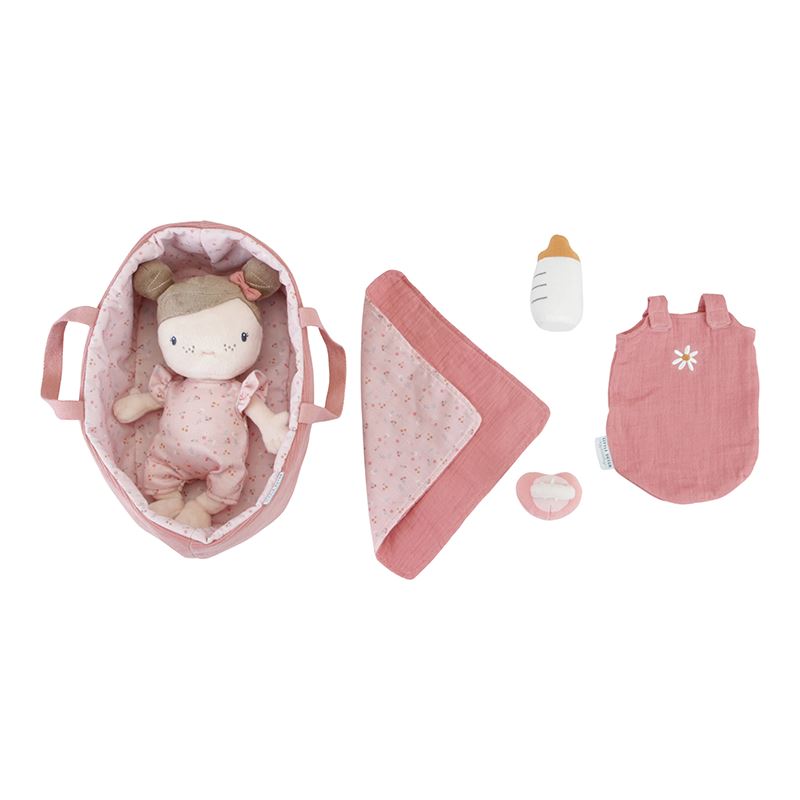 Bebé Rosa na alcofa Toys Little Dutch