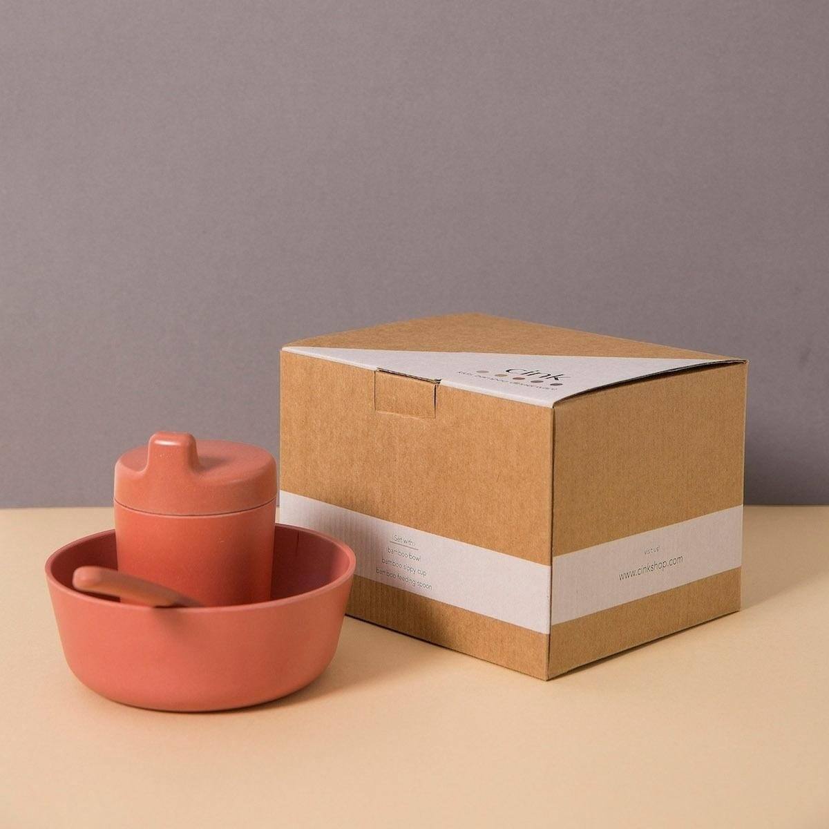 Baby gift box brick cink dinnerware cink