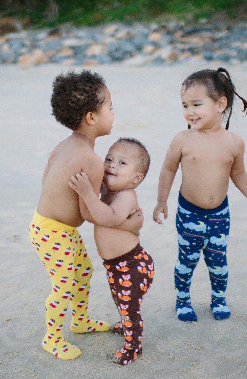 Lemon Lightening Tights tights Slugs & Snails