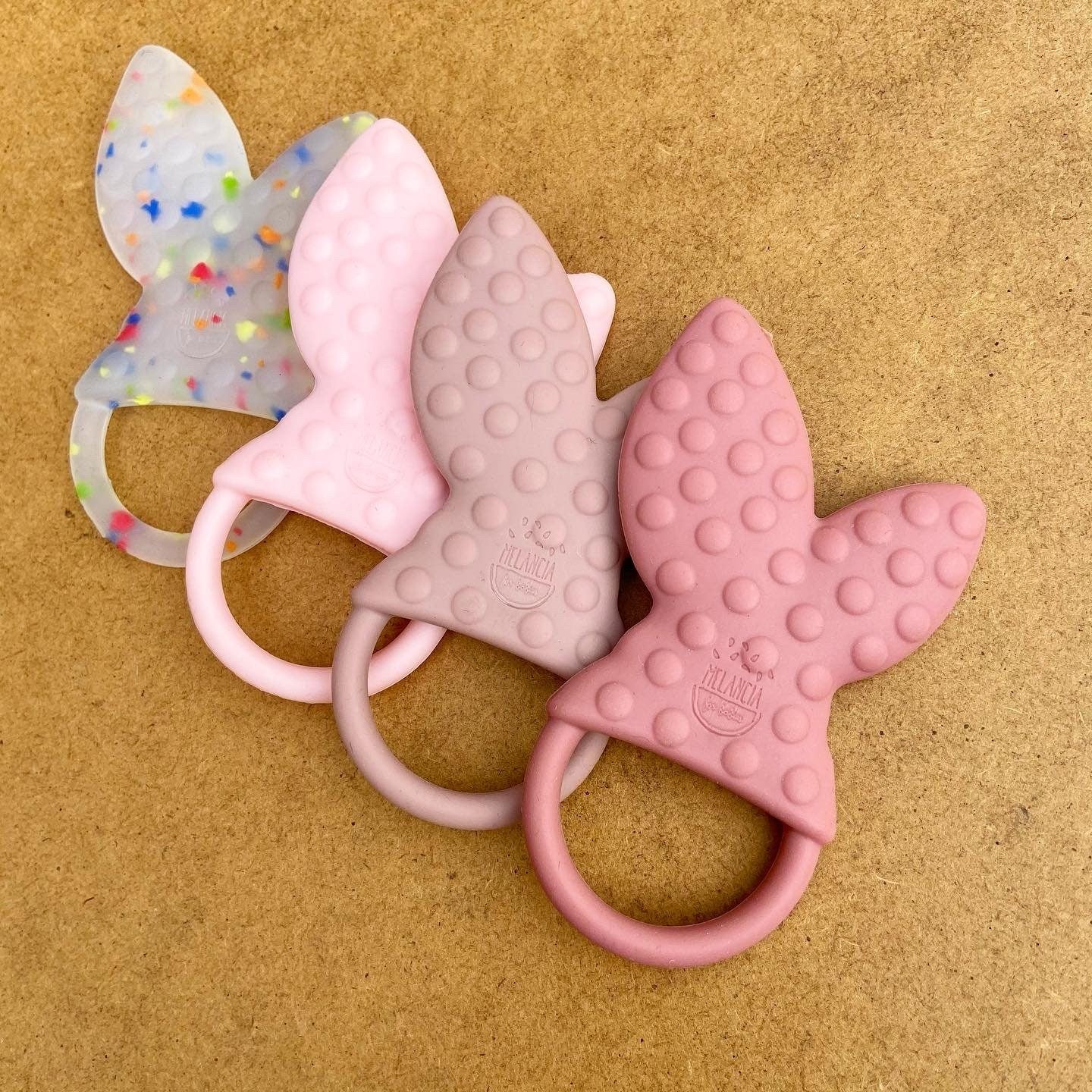 Teether bunny ears - PICK YOUR COLOR toys Melancia