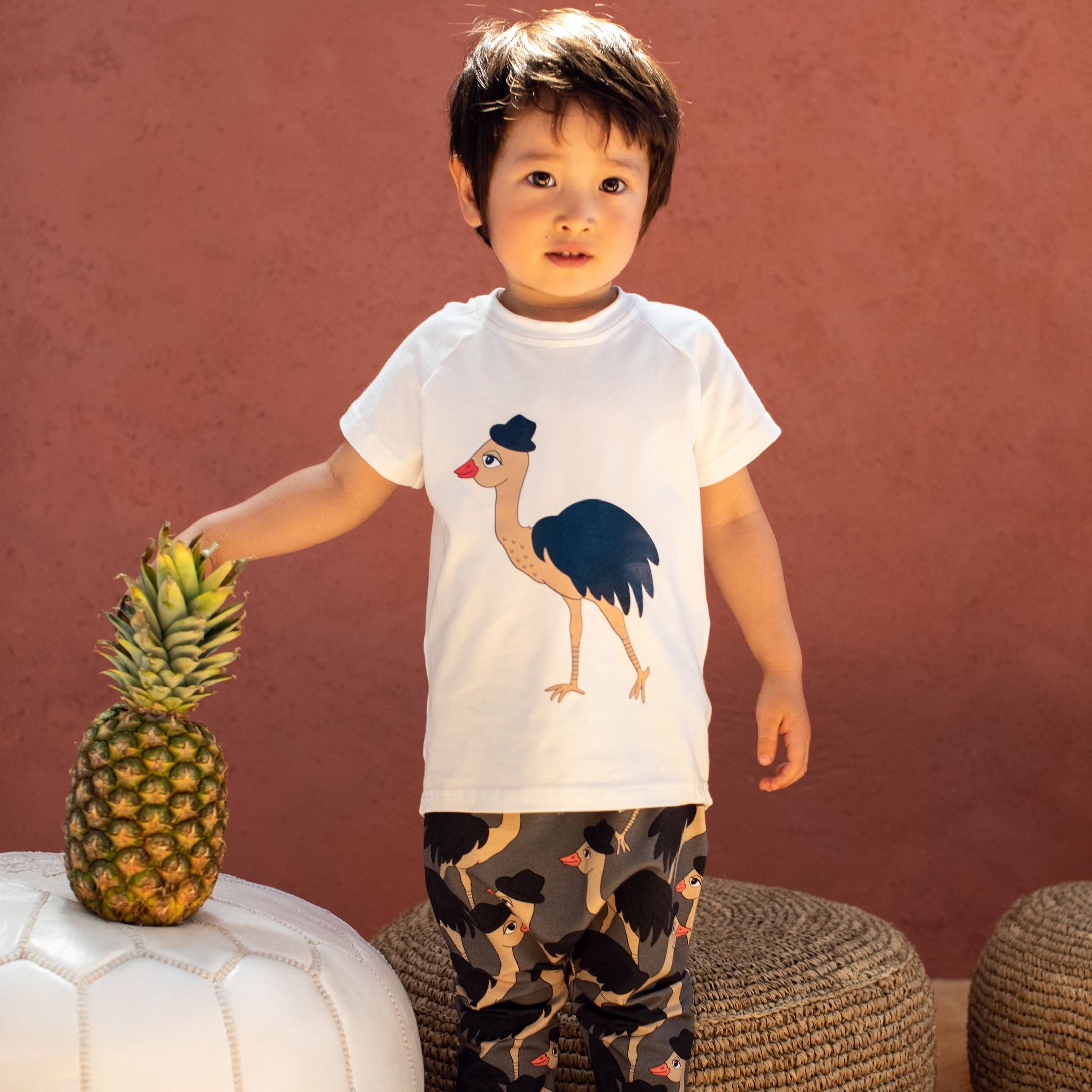 Lord ostrich t-shirt Dear Sophie Tops Dear Sophie