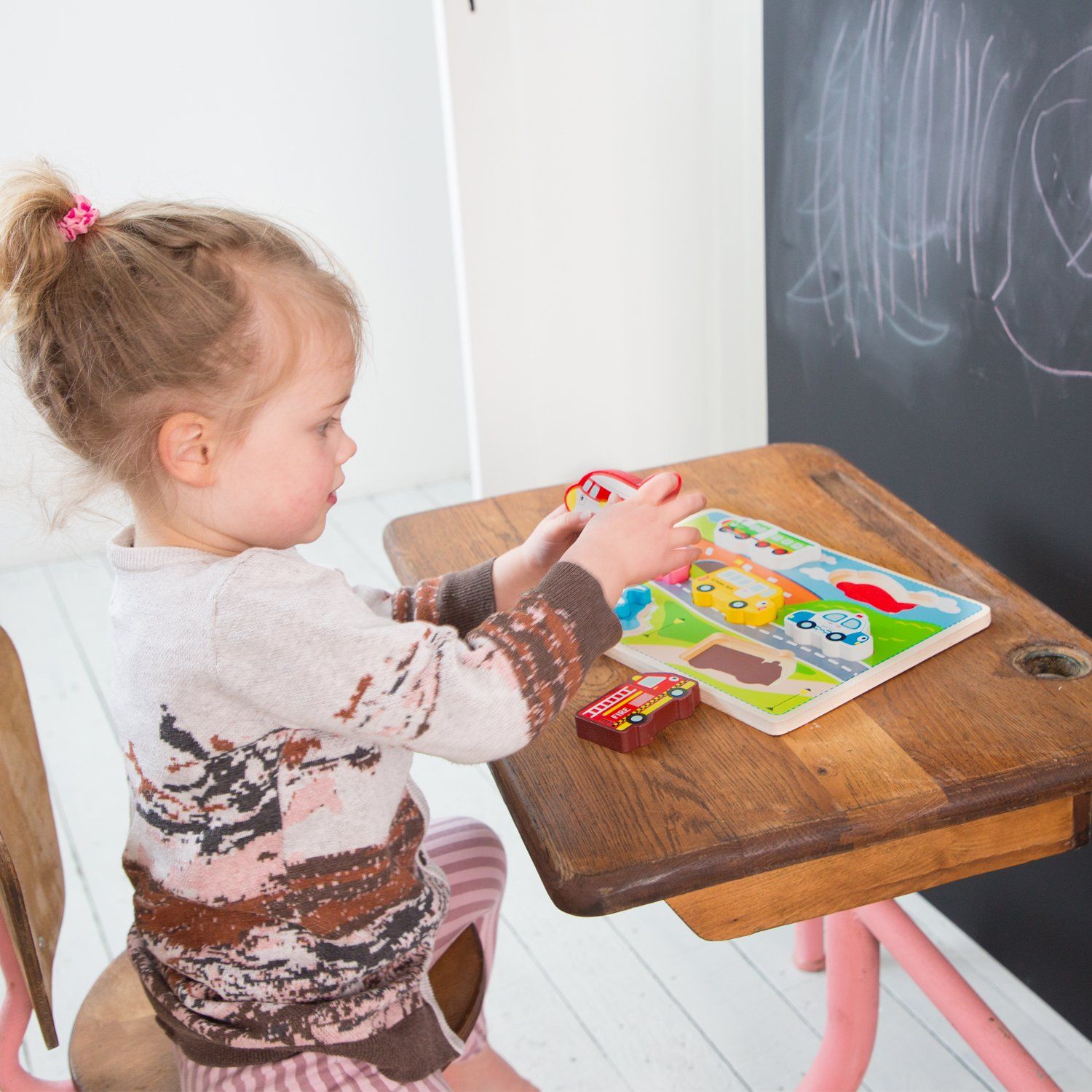 Chunky transport puzzle New Classic Toys Toys New Classic Toys