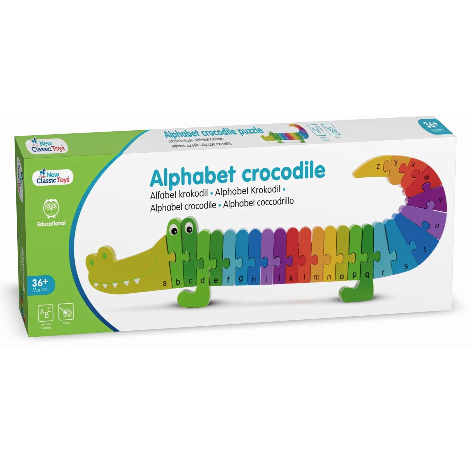 Crocodile alphabet puzzleNew Classic Toys Toys New Classic Toys
