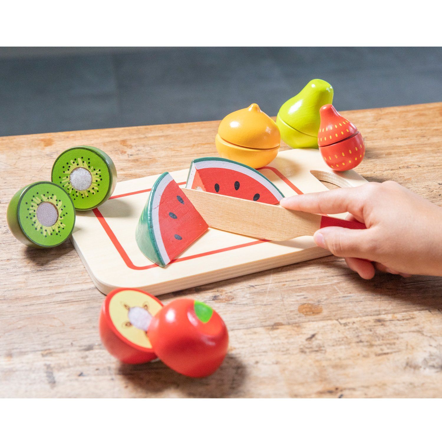 Cutting meal - fruit tray 8 pieces New Classic Toys Toys New Classic Toys
