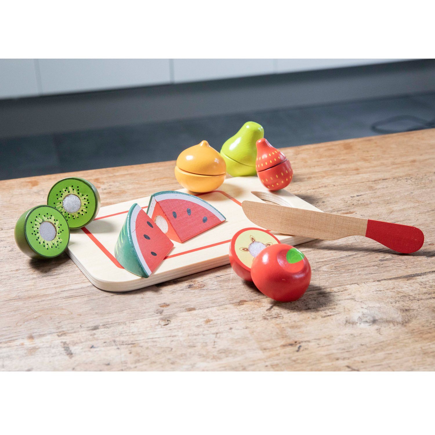 Cutting meal - fruit tray 8 pieces New Classic Toys Toys New Classic Toys