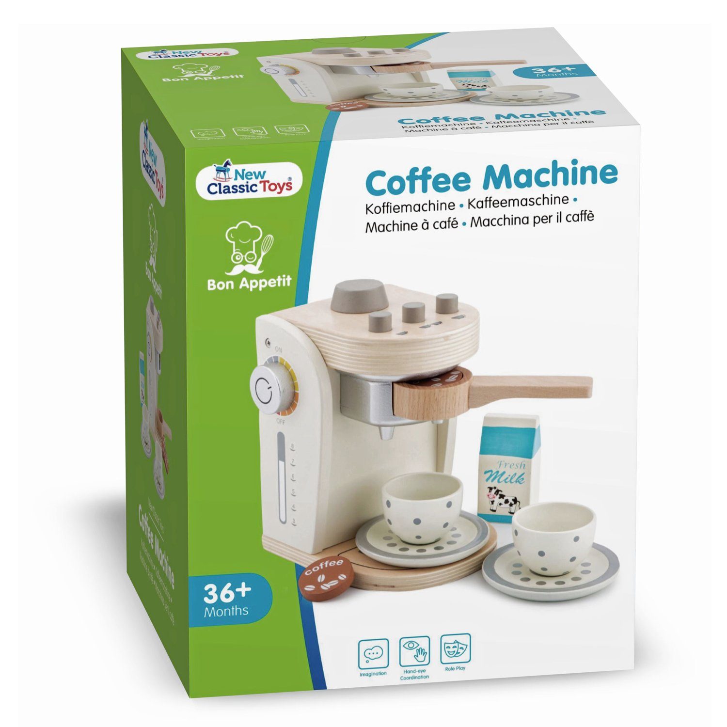Coffee machine white New Classic Toys Toys New Classic Toys