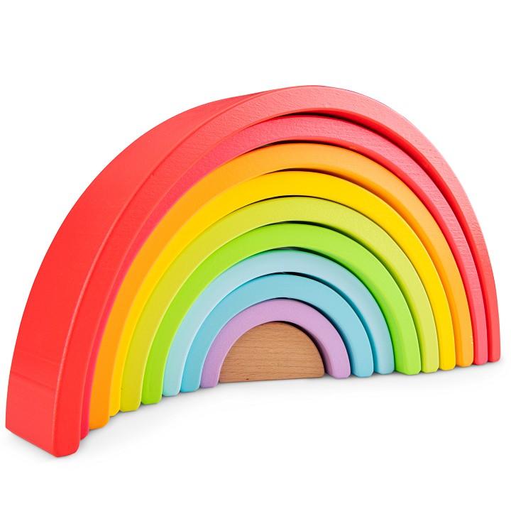 Wooden rainbow stacker 10 pieces New Classic Toys Toys New Classic Toys