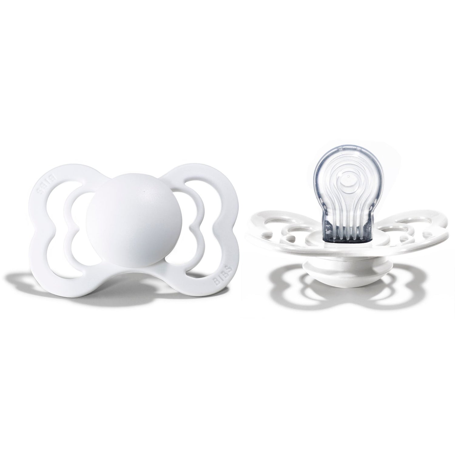 Bibs supreme pacifier silicone +6M white Pacifier Bibs