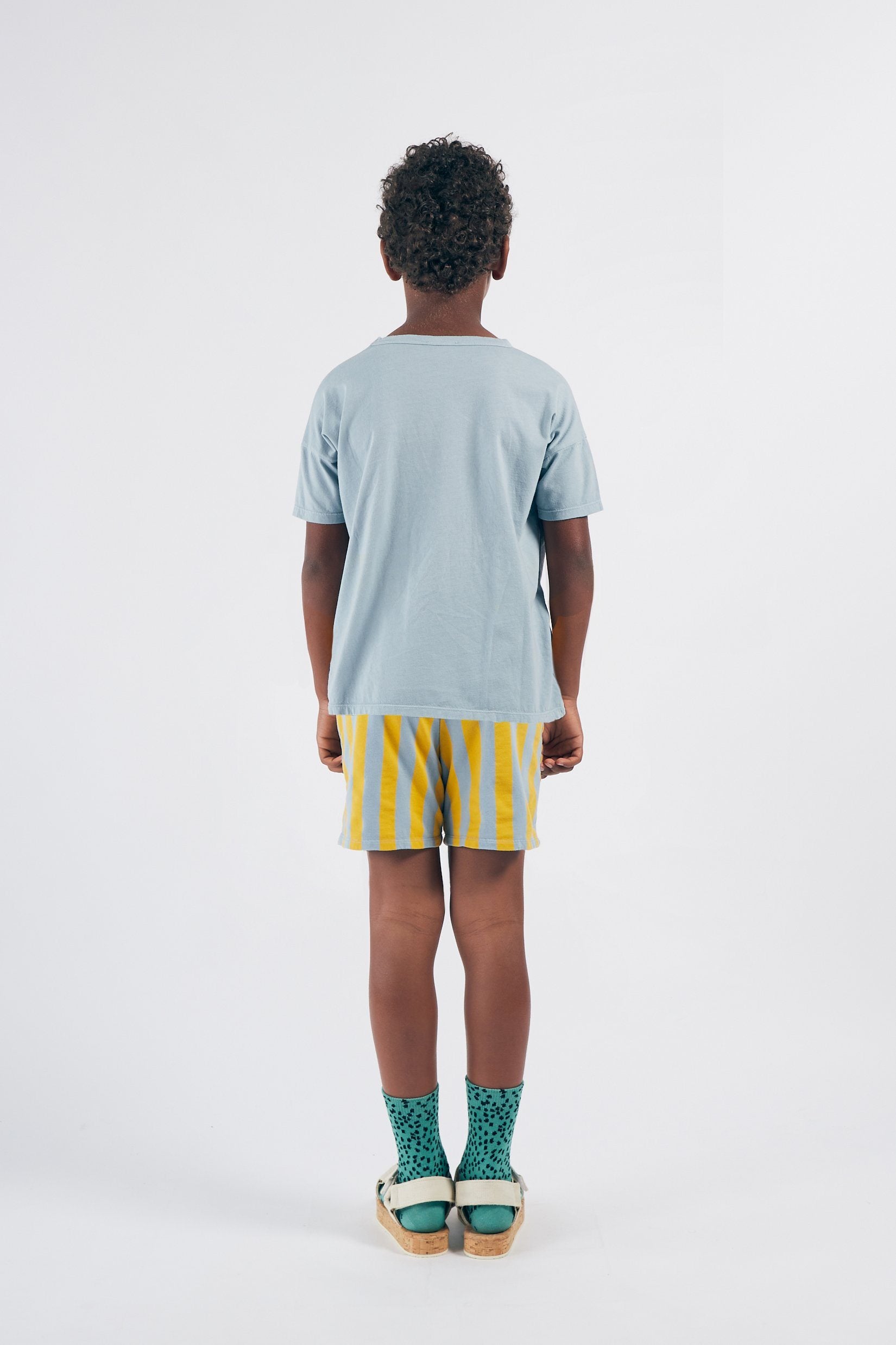 Striped fleece bermuda Bobo Choses Bottoms Bobo Choses