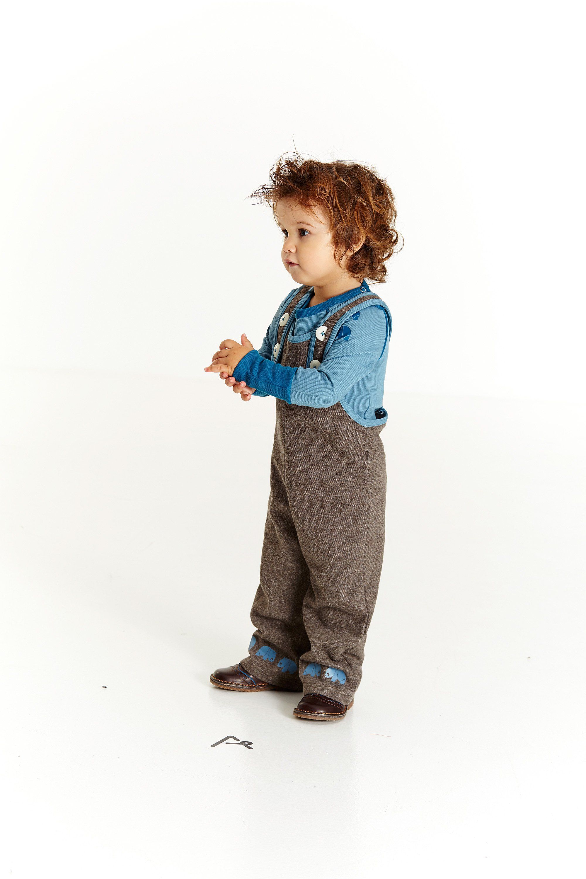 Harian Crawlers java brown Dungarees Alba of Denmark