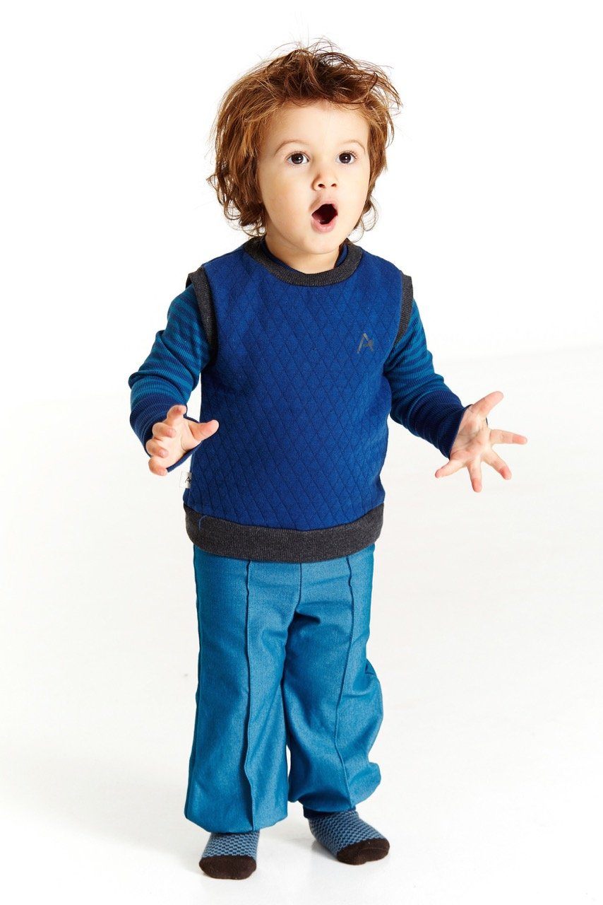 Hami tights pants - moroccan blue Bottoms Alba of Denmark