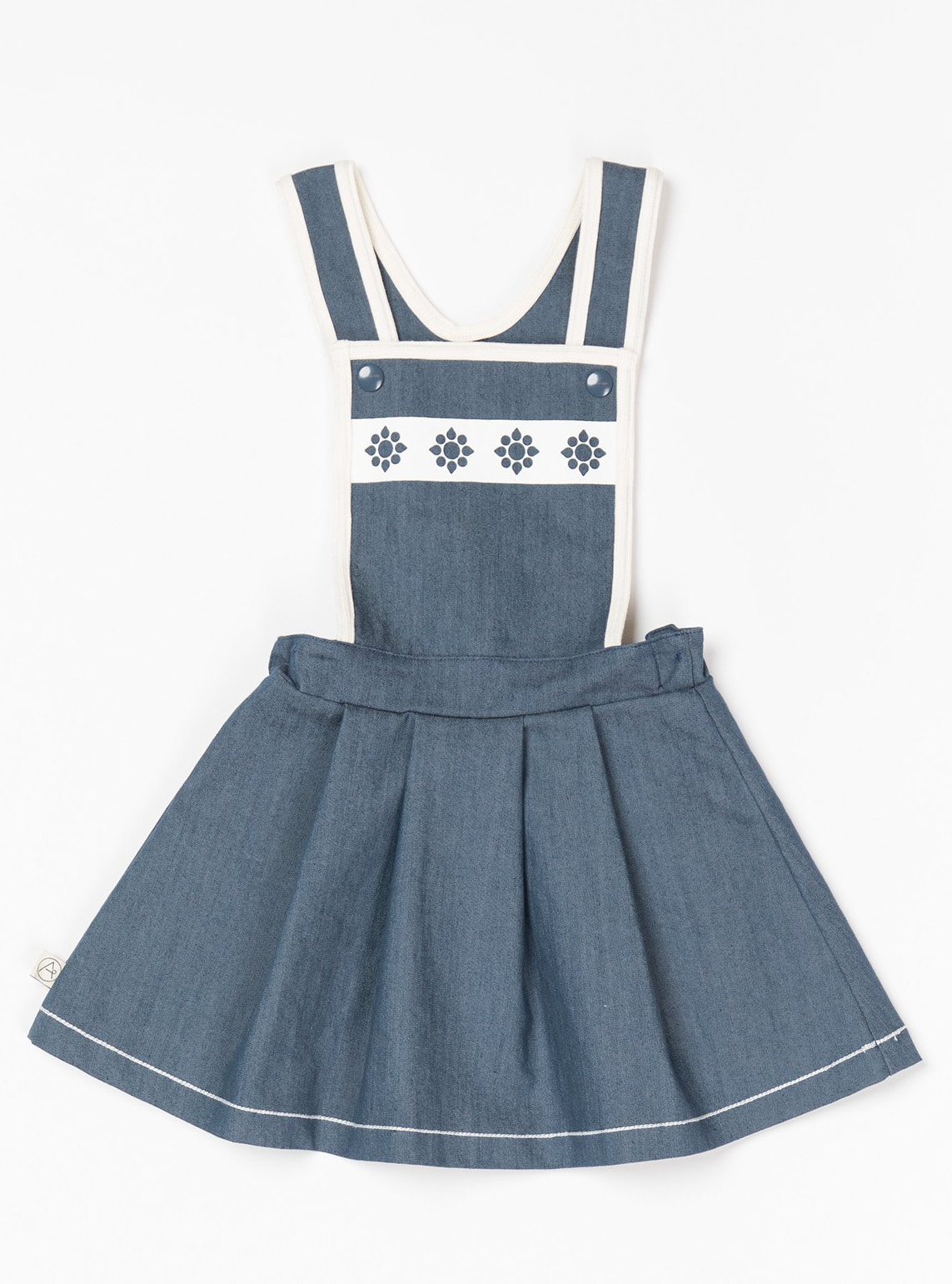 Silje Flower Spencer - dark denim Dresses Alba of Denmark