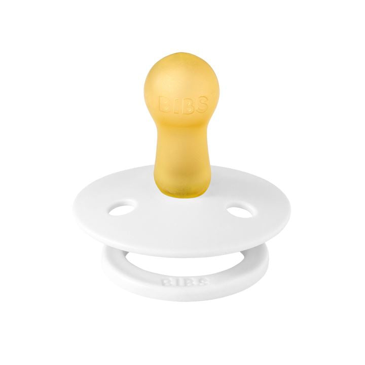 BIBS colour 2-pack pacifier dark oak | white Pacifier BIBS