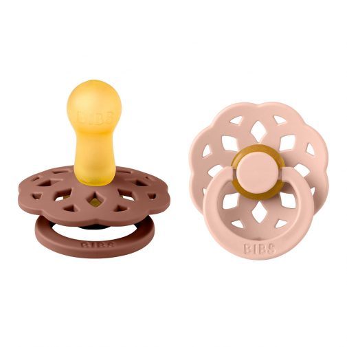 BIBS pacifier 2-pack Boheme woodchuck blush Pacifier BIBS