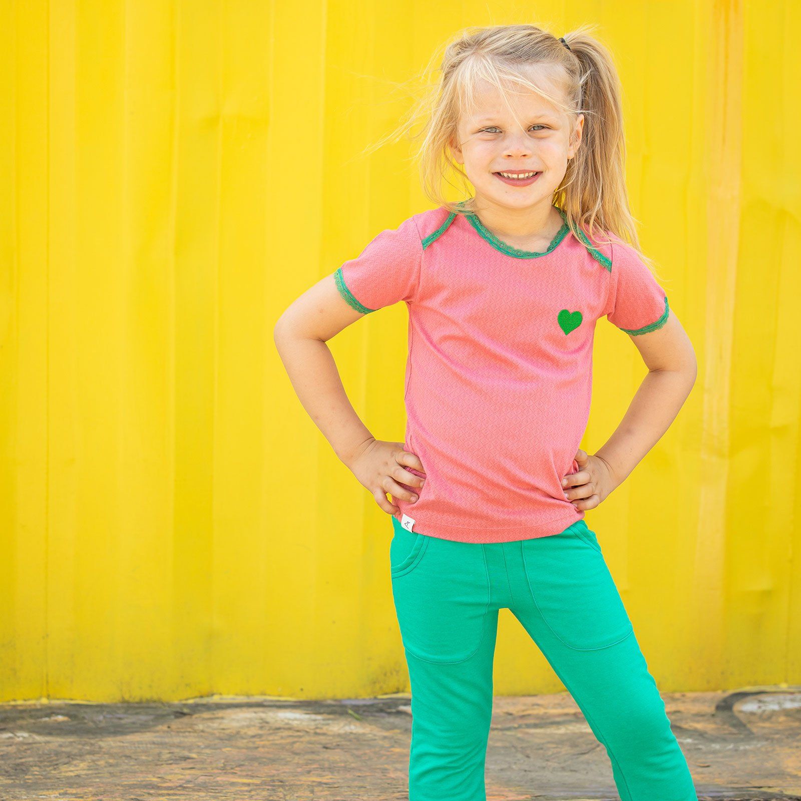 Vera t-shirt tea rose beauty needles AlbaBaby Tops Alba of Denmark