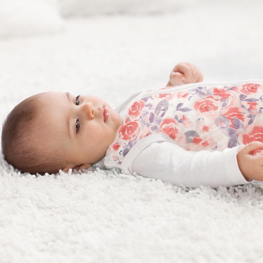 Silky soft sleeping bag watercolour garden aden + anais Sleeping bag Aden + Anais
