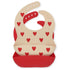 2-pack silicone bib mon grand amour Konges sløjd dinnerware Konges sløjd