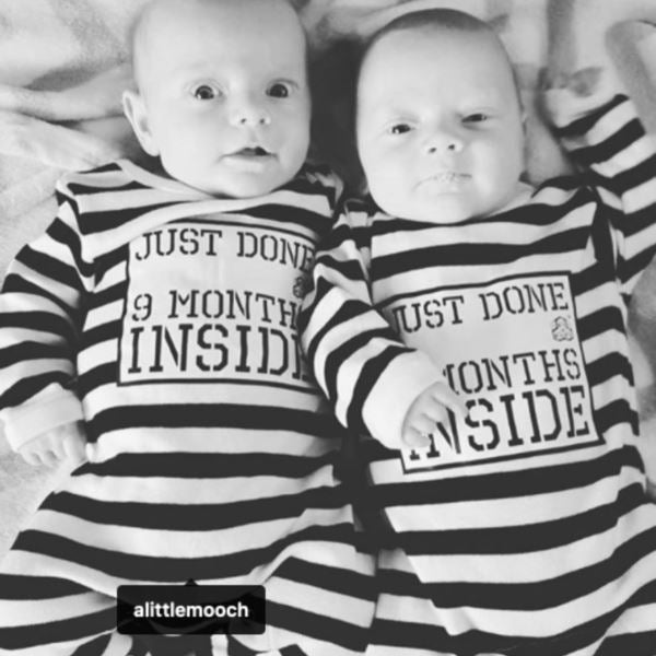 Baby grow Just Done 9 Months Inside Playsuit Lazy Baby