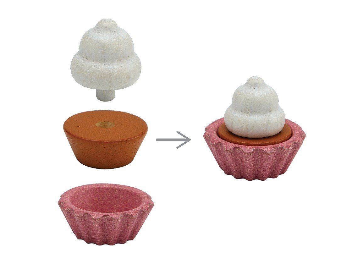 Cupcake set Plan Toys Toys PlanToys