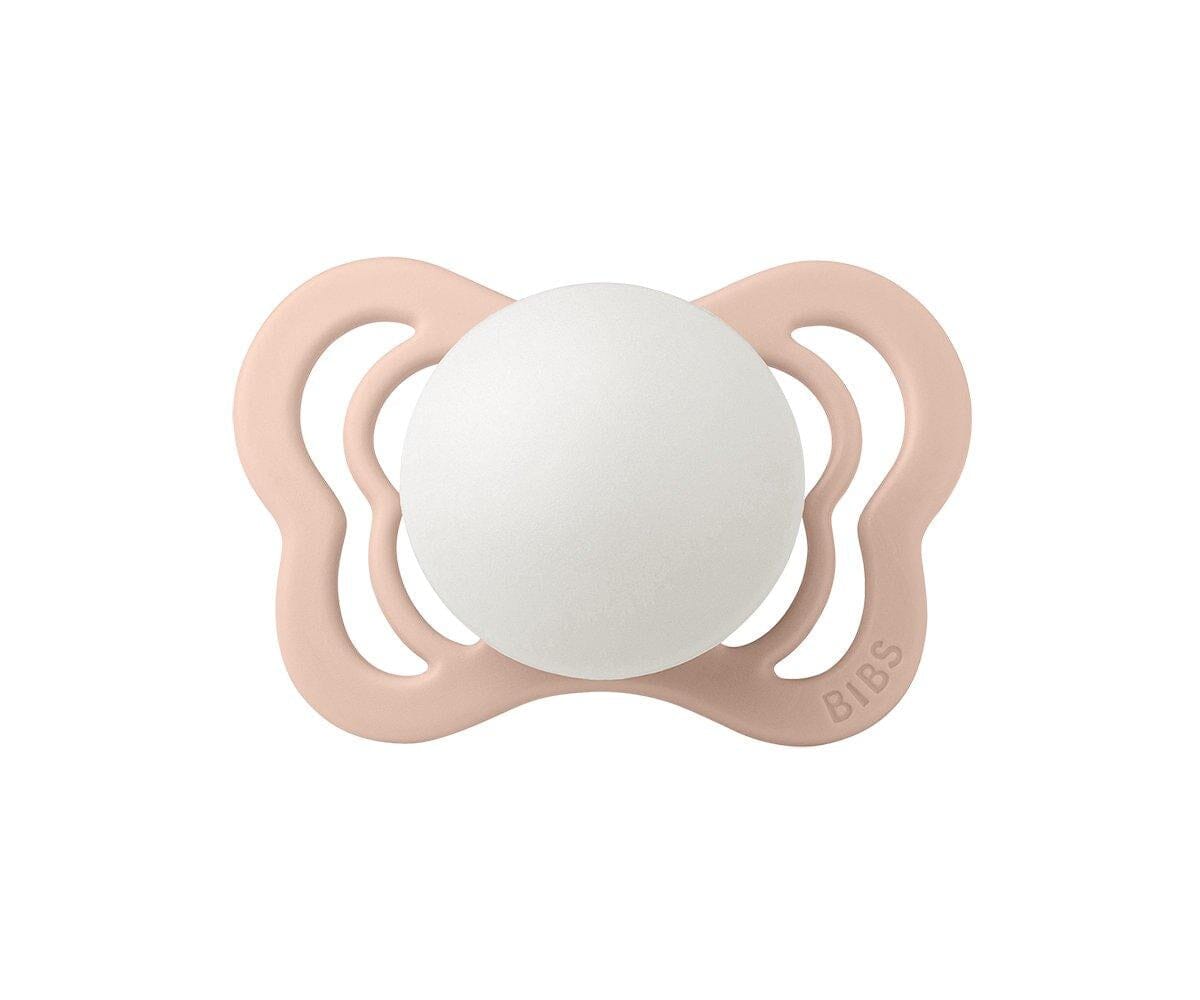 2 chupetas BIBS Couture NIGHT látex blush + vanilla BIBS