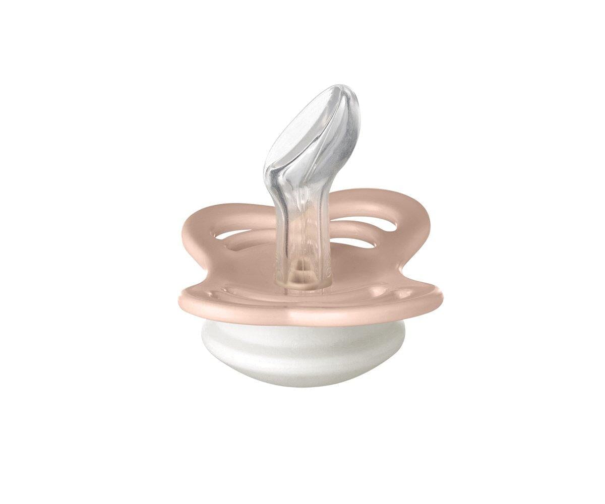 2 chupetas BIBS Couture NIGHT silicone blush + vanilla BIBS