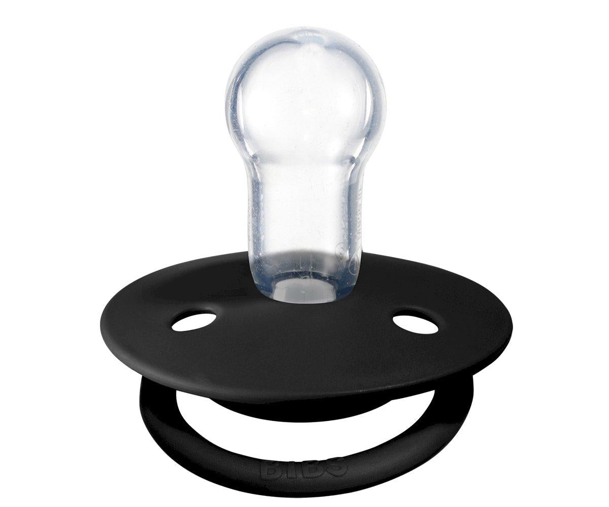 2-pack Bibs De Lux cloud | black one size Pacifier BIBS