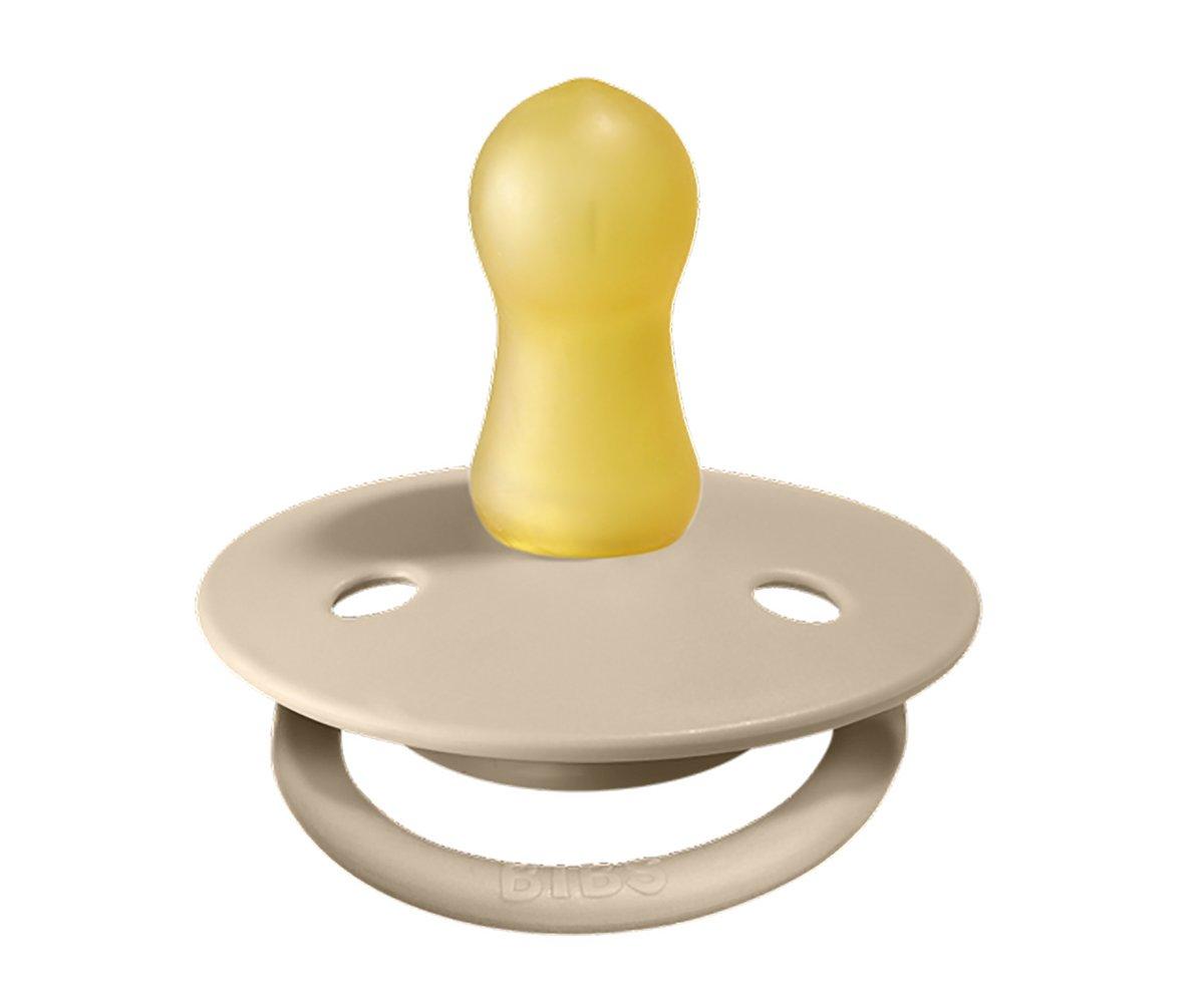 2-pack Bibs De Lux peach | vanilla Pacifier Bibs