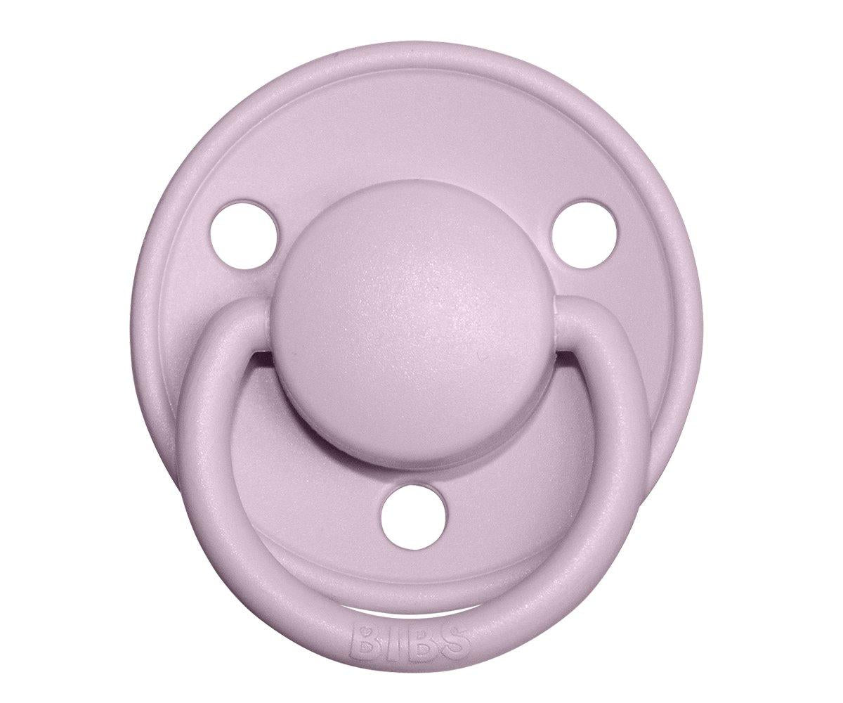 2-pack Bibs De Lux dusky lilac | heather one size Pacifier BIBS