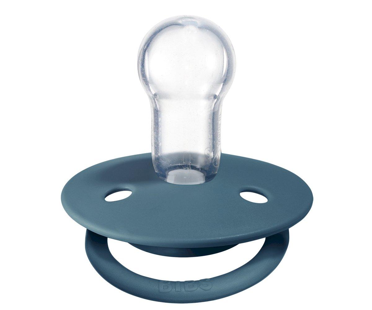 2-pack Bibs De Lux mustard | petrol one size Pacifier BIBS