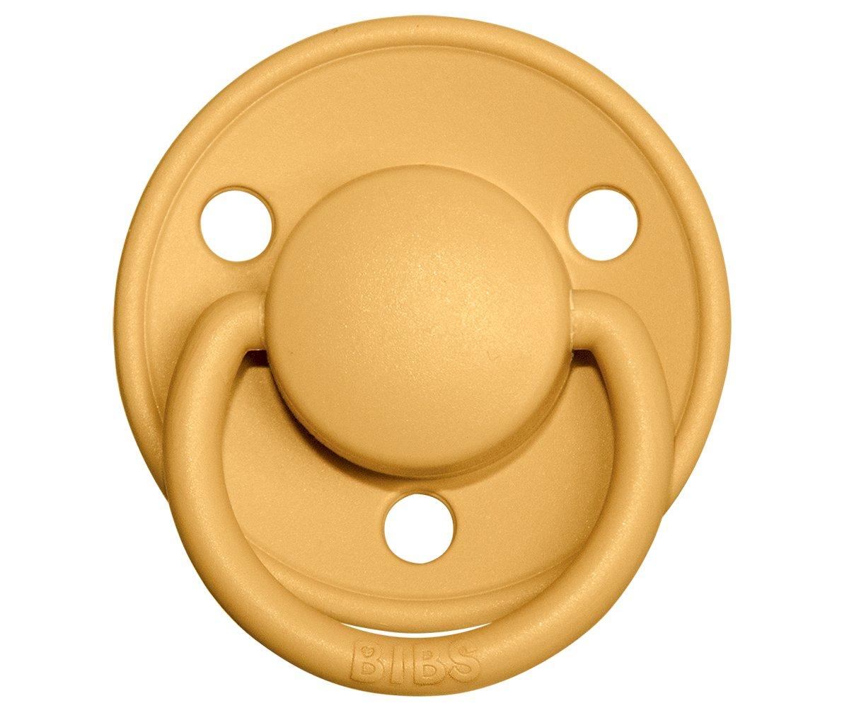 2-pack Bibs De Lux honey bee | olive one size Pacifier BIBS