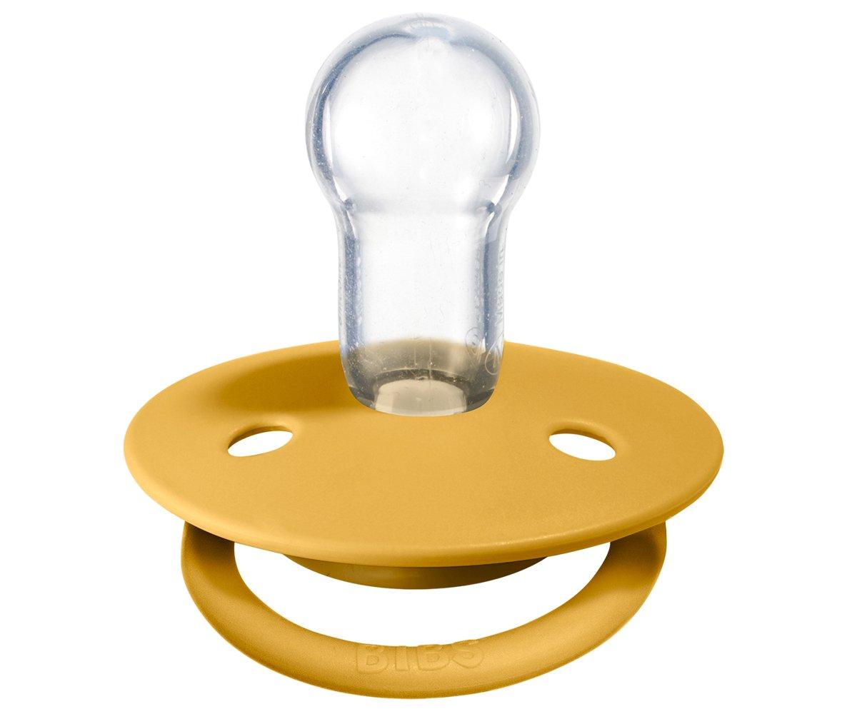 2-pack Bibs De Lux honey bee | olive one size Pacifier BIBS