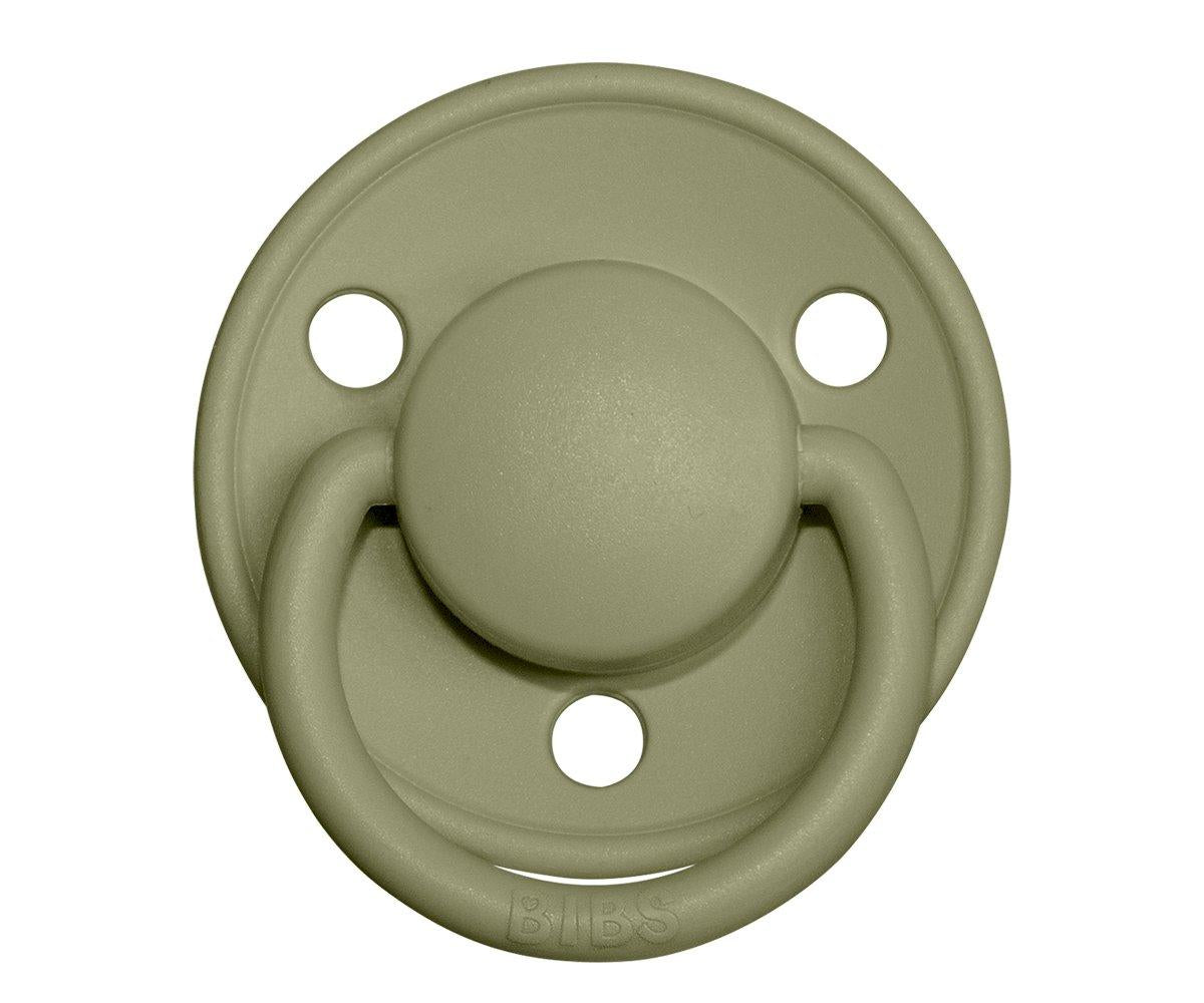 2-pack Bibs De Lux honey bee | olive one size Pacifier BIBS