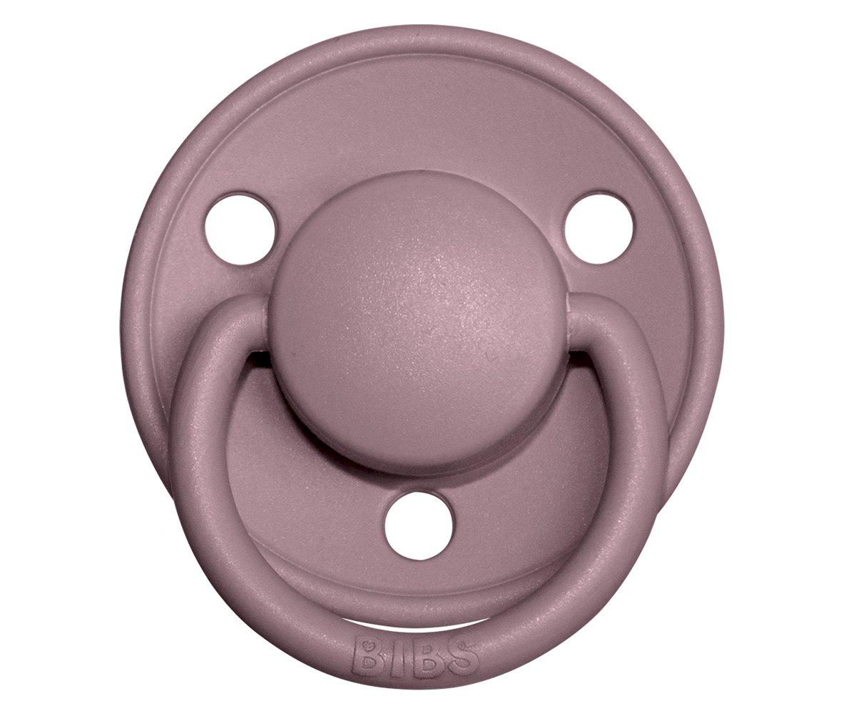 2-pack Bibs De Lux dusky lilac | heather one size Pacifier BIBS