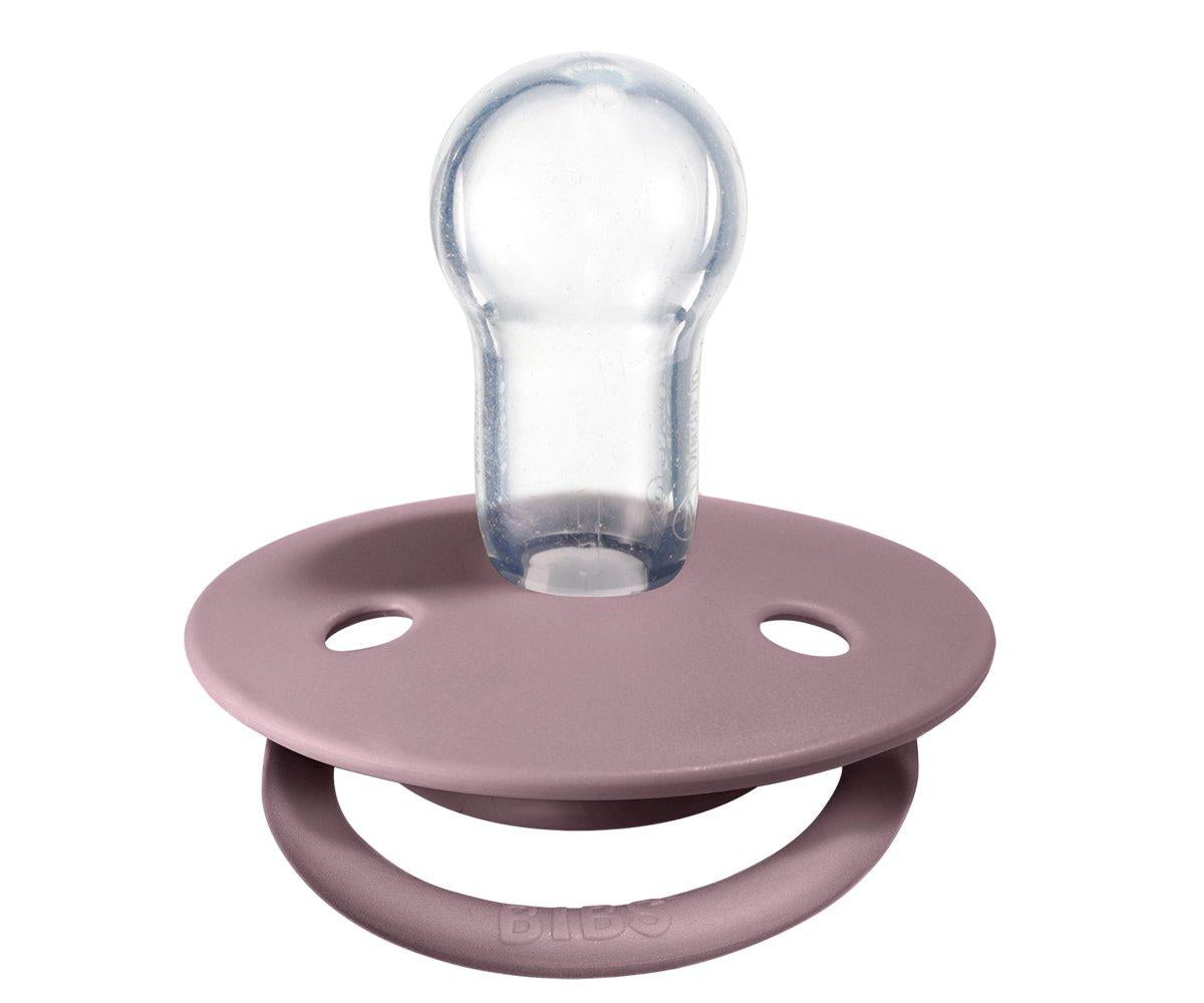 2-pack Bibs De Lux dusky lilac | heather one size Pacifier BIBS
