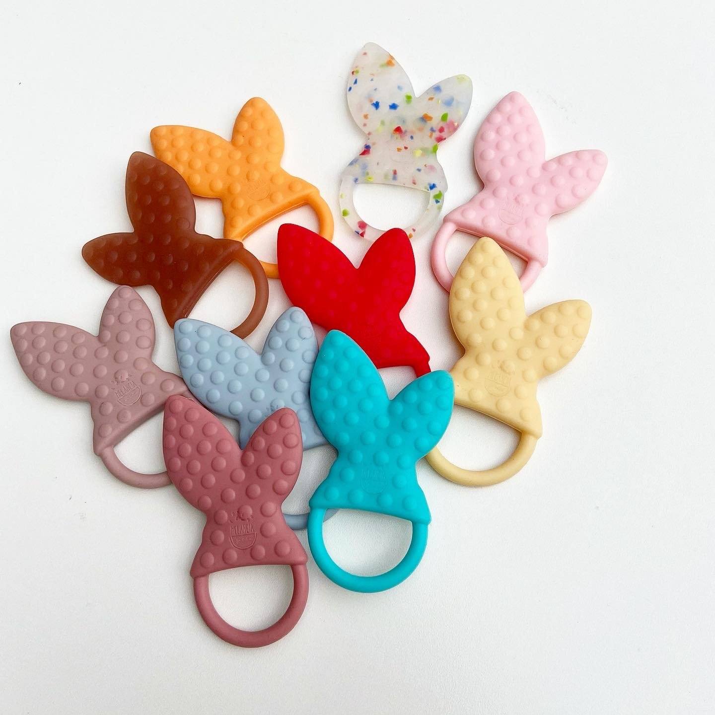 Teether bunny ears - PICK YOUR COLOR toys Melancia